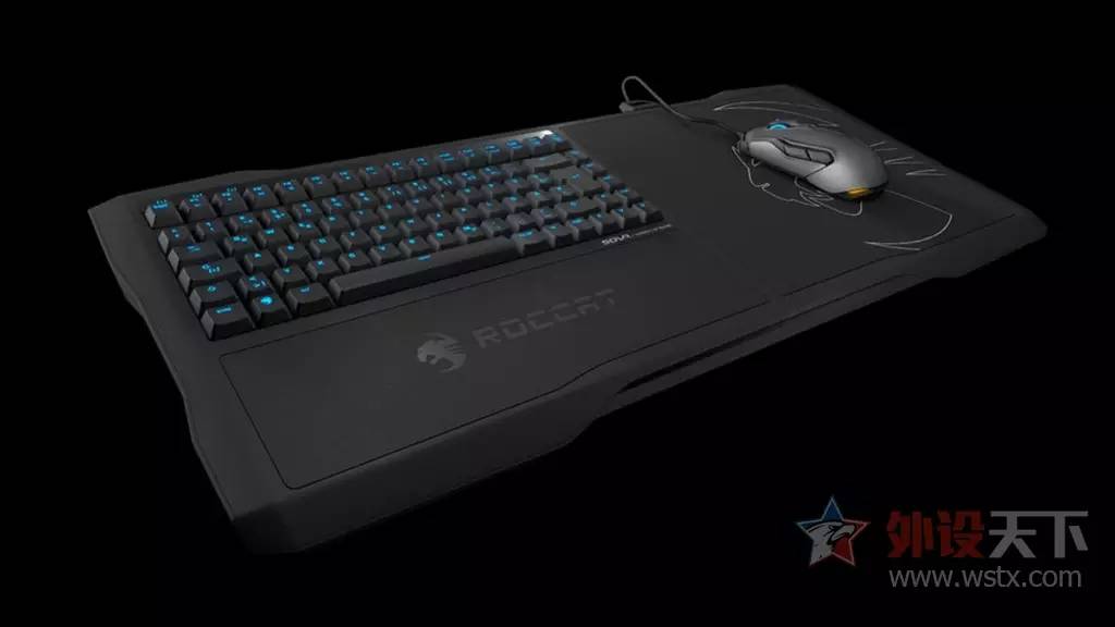 官方评测冰豹ROCCATSOVA游戏膝板图赏简评:腿上游戏