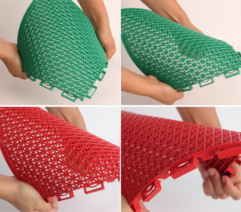 悬浮地垫弧形拼装,拼接地垫可以用在地板吗