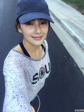 张雨绮健身裙搭配,张雨绮运动装怎么搭配