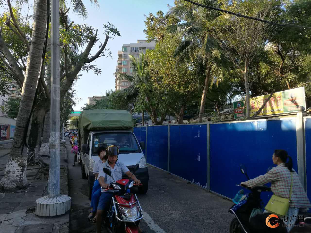 海口秀英区双拥路施工为何总延迟？