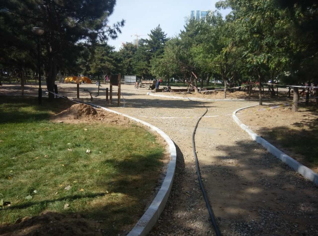 新建体育公园篮球场,体育公园新建篮球场