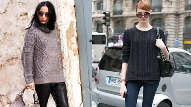 秋冬大码裤子上衣穿搭,修身秋冬上衣和裤子