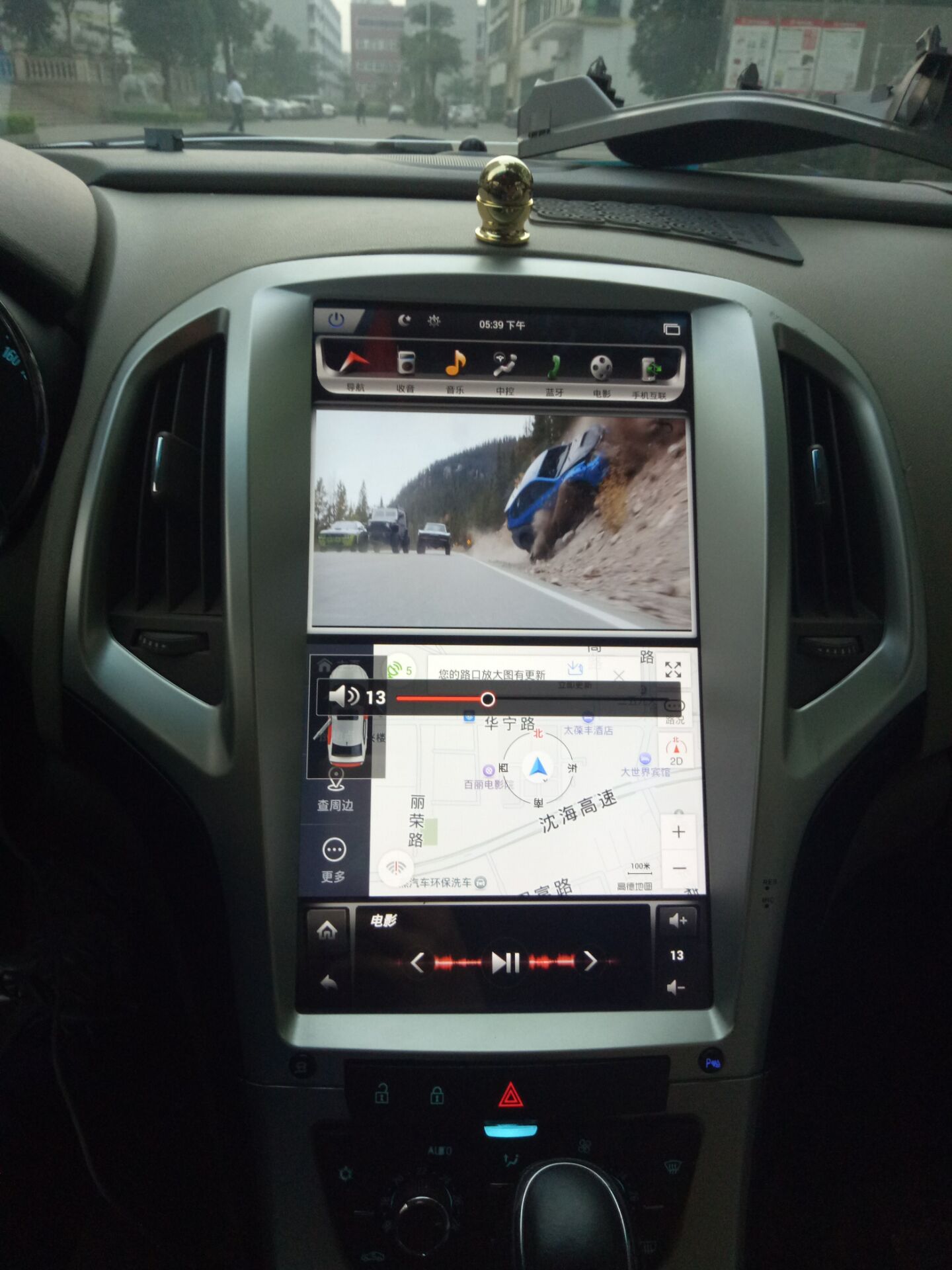 别克老英朗换装安卓智能导航大屏,英朗1.3t加装大屏导航