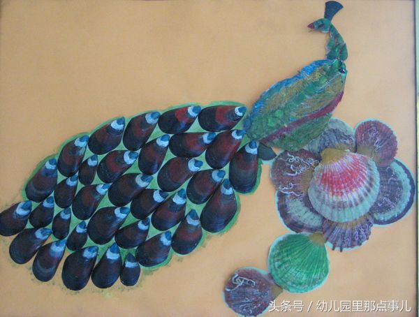 幼儿园的亲子手工环保,幼儿园亲子手工海洋作品