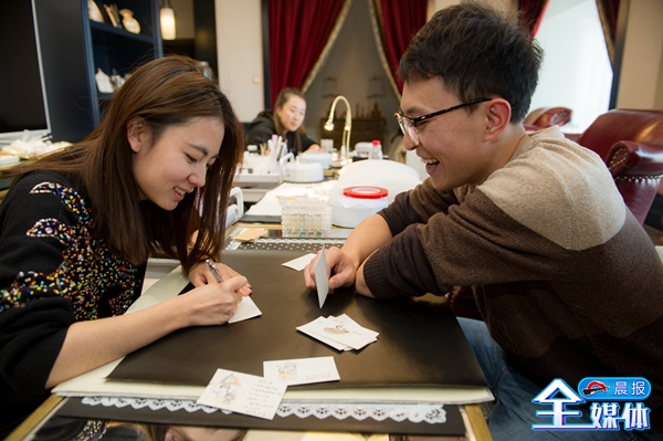 恋爱手绘卡片,送女朋友手绘卡片图