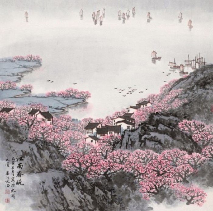 白居易忆江南古诗配图,白居易忆江南整首诗