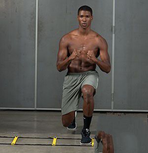 足球训练器材敏捷梯怎么用,足球运动员敏捷梯训练方法