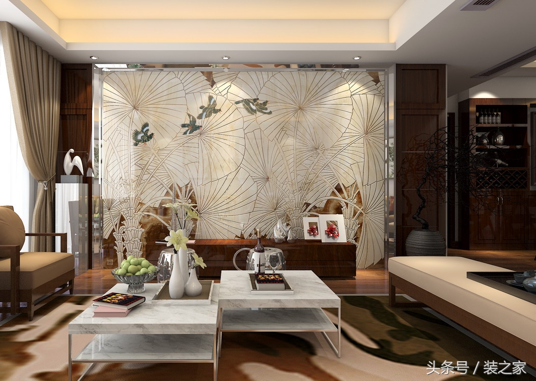 博弈彩雕艺术背景墙,佛山彩雕艺术背景墙