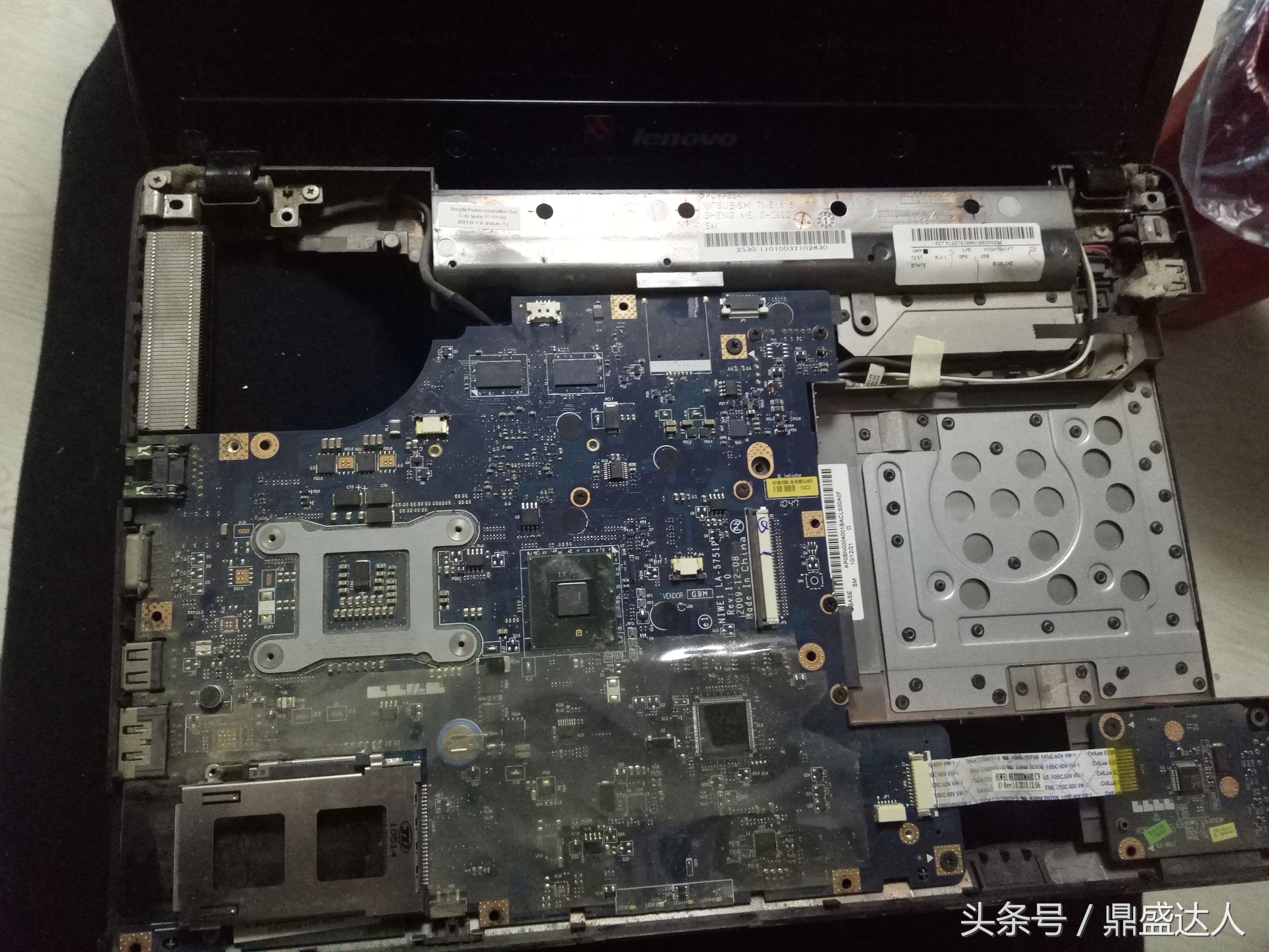 拆g460主板,拆联想G470网卡