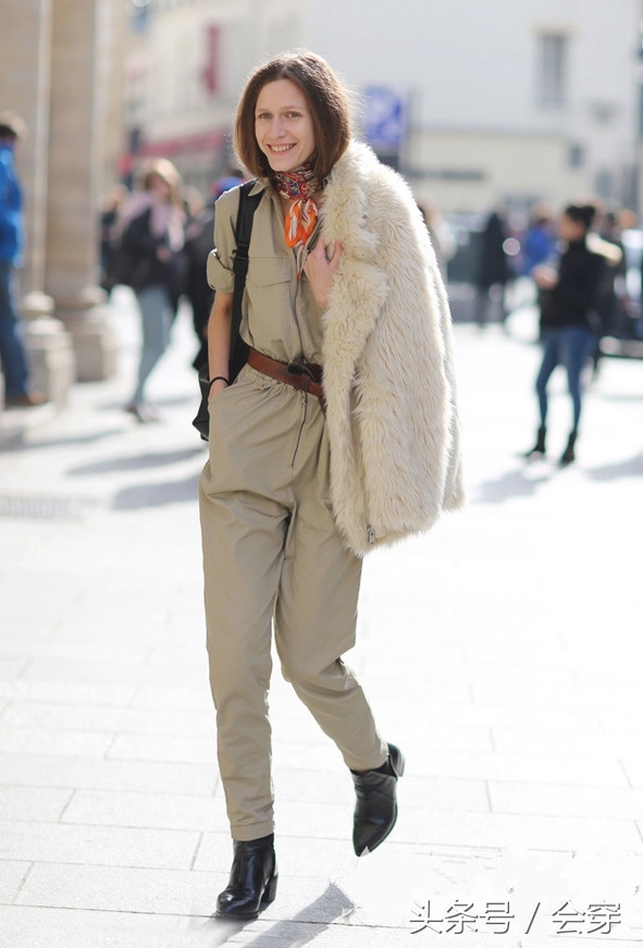咖啡色皮草外套怎么搭配,皮草外套怎么搭配好看全身