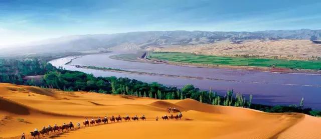 宁夏大漠戈壁风景,宁夏各种地貌景点