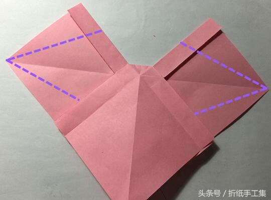 六方盒礼品盒蝴蝶结系法慢动作,礼品盒上的蝴蝶结飘带的各种剪法