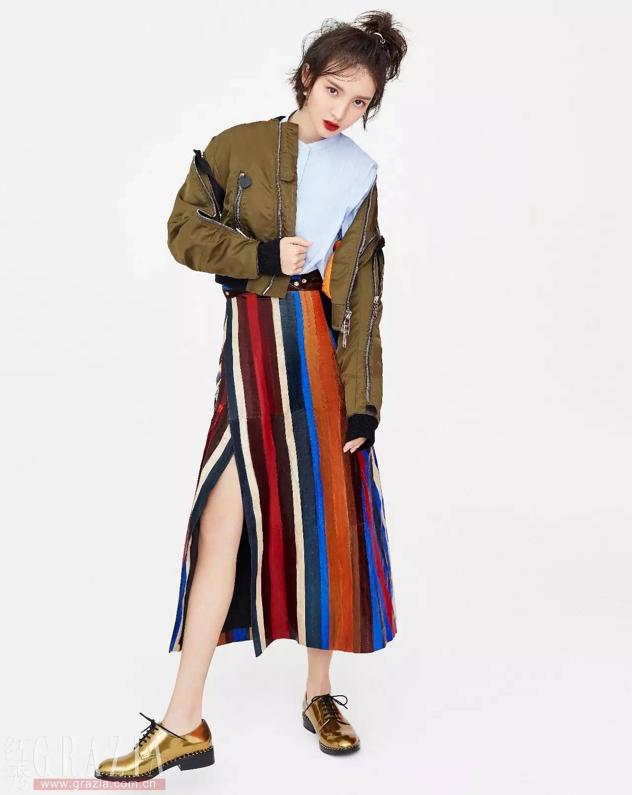 grazia最新图片,宋茜眼妆grazia