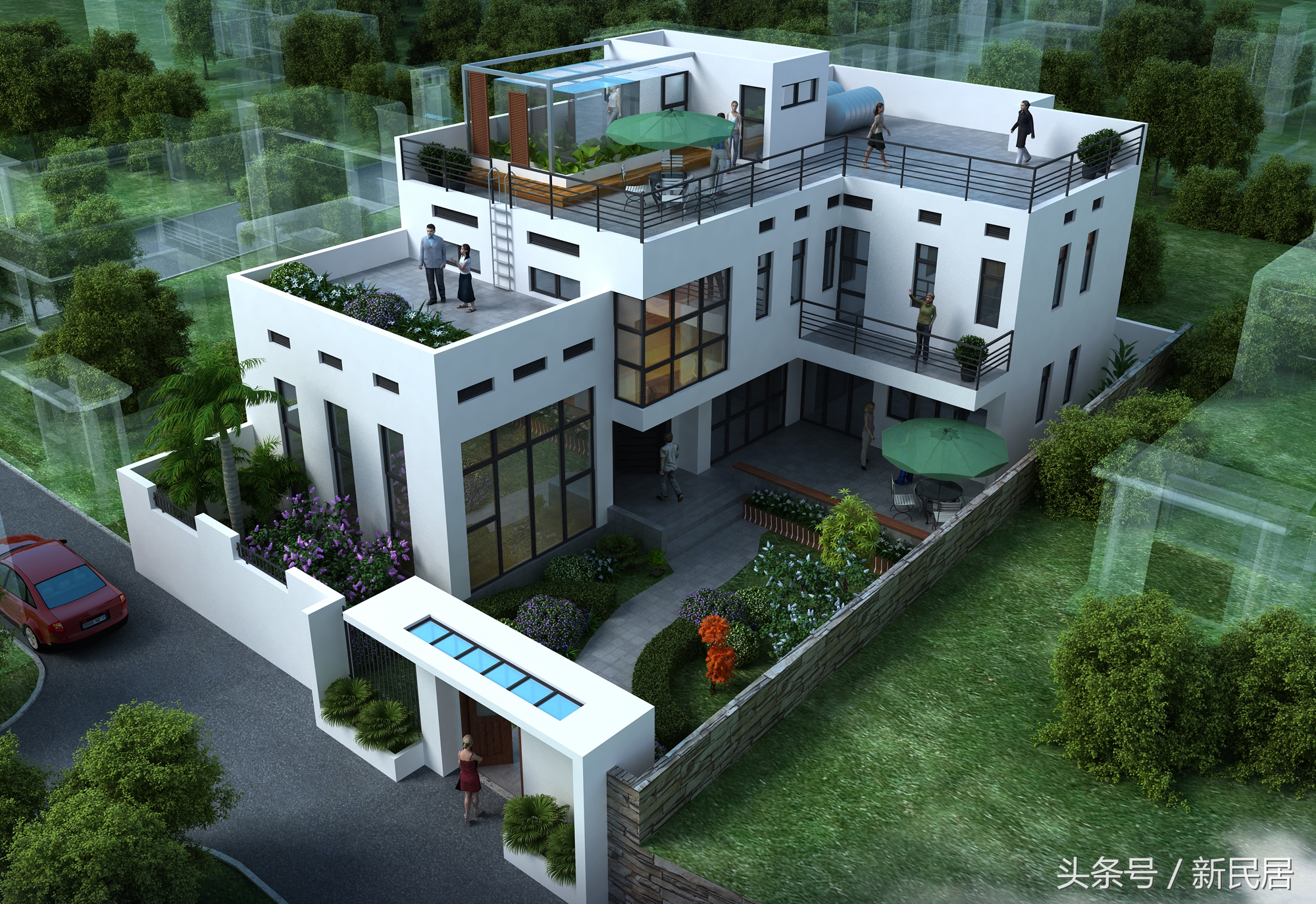 朝北的自建房怎么设计,朝北的房子怎么装修一室