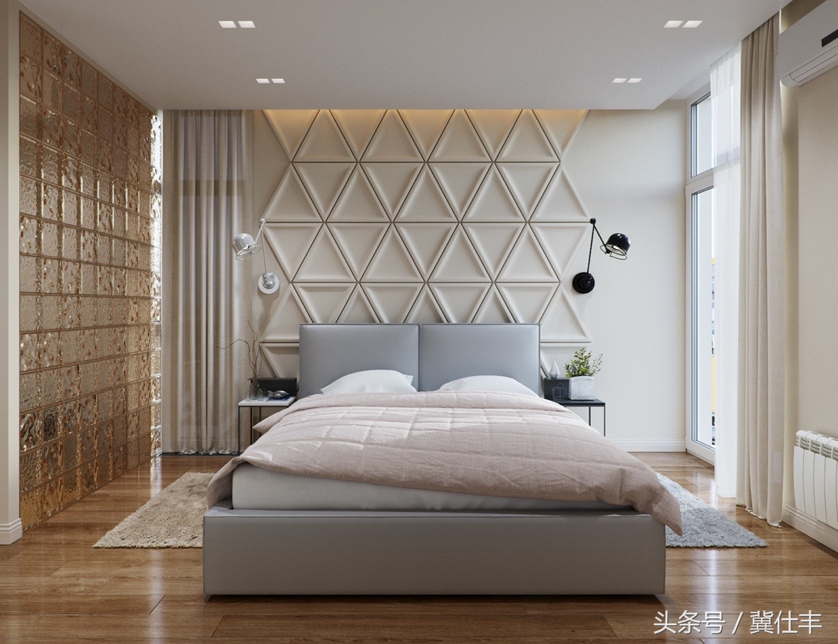 刀把型89㎡两居，老外设计师操刀，瓷砖很出彩，儿童房很温馨