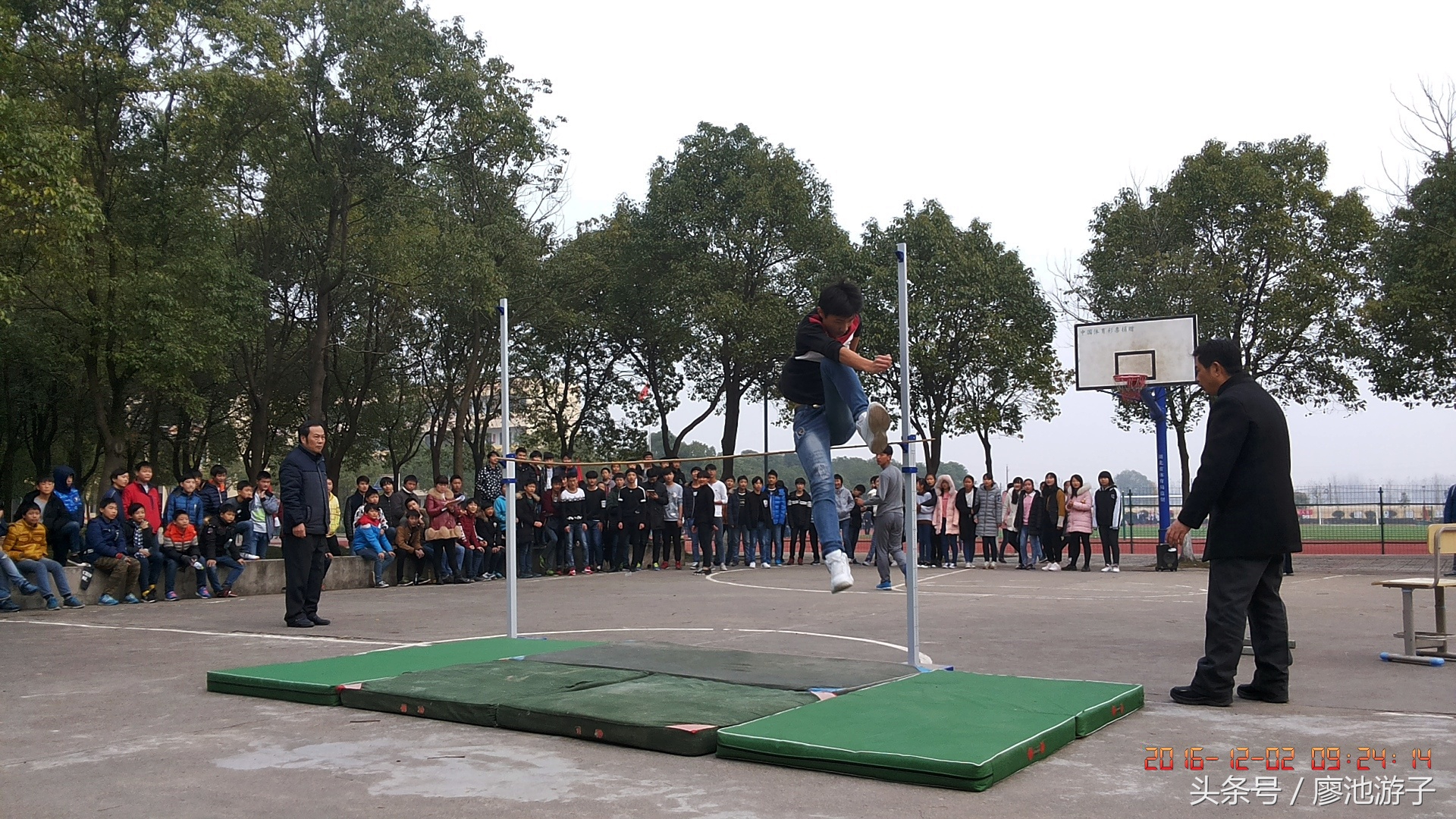 监利大垸流港初级中学运动会,龚场镇廖池中学艺术节