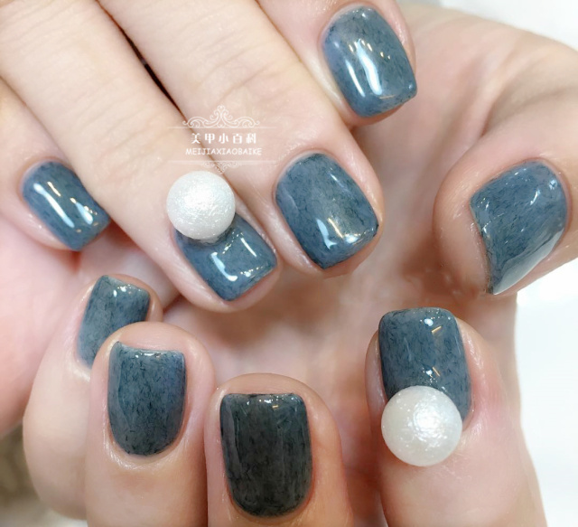 高大上豹纹美甲,适合冬天的皮草美甲