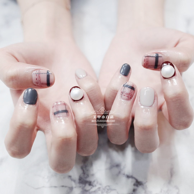 高大上豹纹美甲,适合冬天的皮草美甲