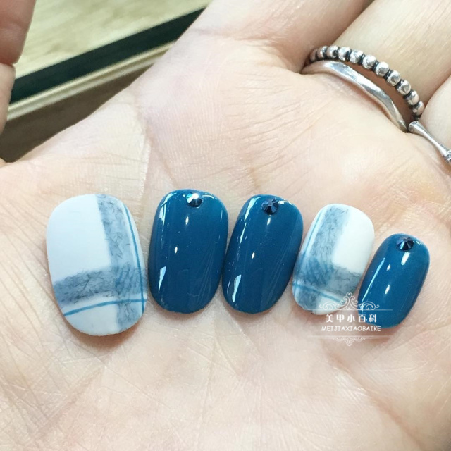 高大上豹纹美甲,适合冬天的皮草美甲