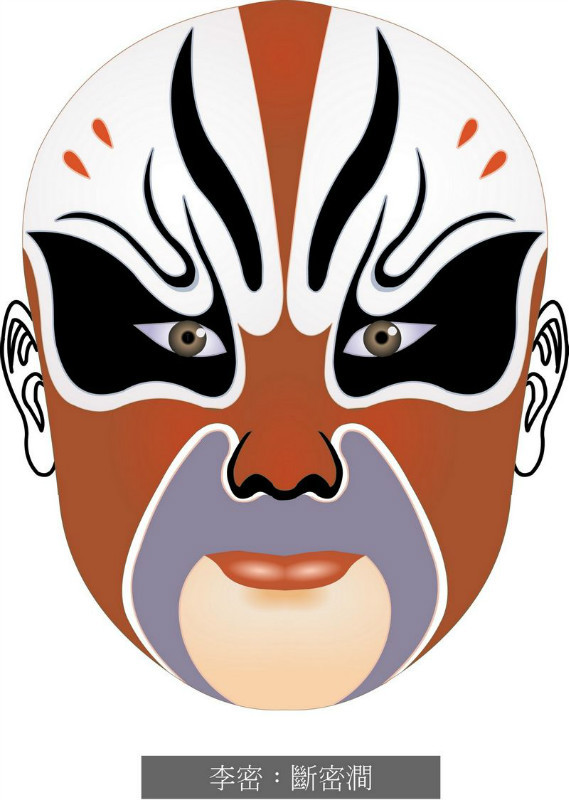 国粹脸谱重组画,国粹创意经典脸谱