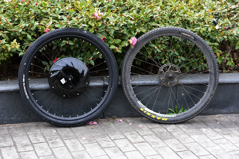 轮子变电动车轮子,自行车变电动车制作