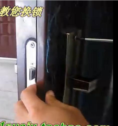 老式防盗门锁芯更换视频教程,更换老式王力防盗门锁芯的方法