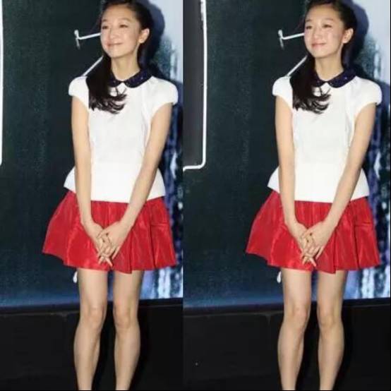 周冬雨小个子怎么穿,小个子周冬雨近照