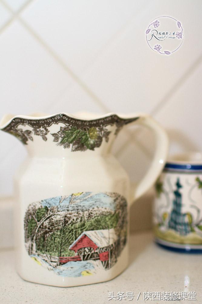 美式简约风硬装软装19万,10万硬装小户型复古风