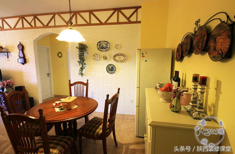 美式简约风硬装软装19万,10万硬装小户型复古风