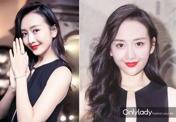 唐嫣口红色蓝调正红,唐嫣推荐的口红