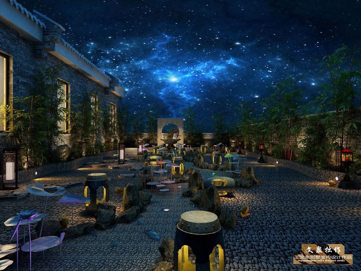 王文泉简欧别墅样板间室内设计,王文泉别墅设计