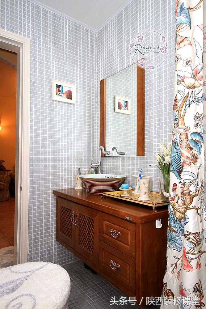 美式简约风硬装软装19万,10万硬装小户型复古风