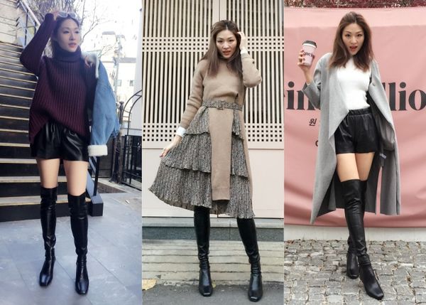 时尚韩国冬天旅游的流行穿搭街拍3套必备保暖单品