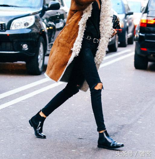 这个冬天必备短靴,冬时尚气质粗跟新款舒适圆头短靴