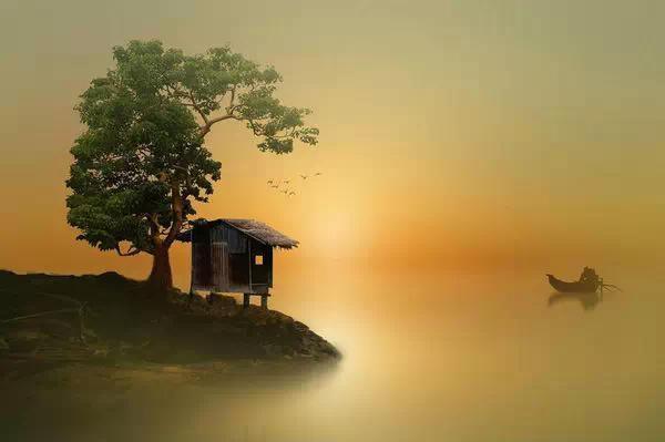 淡然于怀、素然于心、静然于世，心无尘，自清净