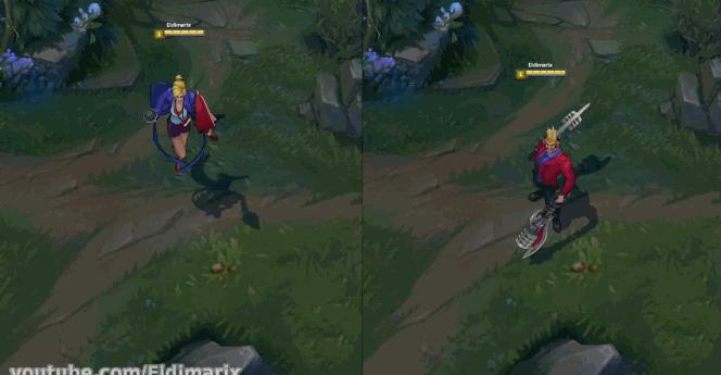 英雄联盟公布5款新皮肤特效演示,英雄联盟哪些男英雄有女皮肤