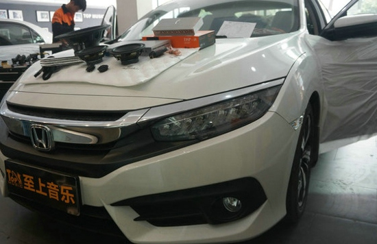 怀柔本田思域音响改装方案,经开区本田思域音响改装效果