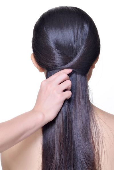 超长头发韩式盘发新娘,韩式盘发新娘2018