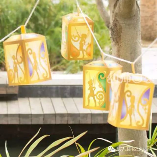 灯笼装饰幼儿园简单漂亮,幼儿园新年手工吊饰环创走廊灯笼