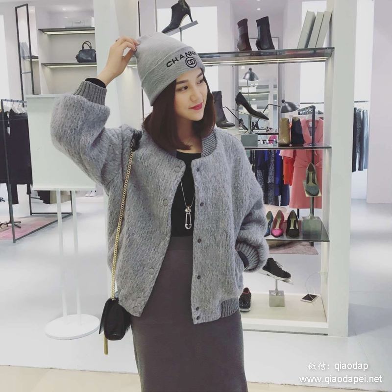 男友风oversize外套,棒球服男友风外套