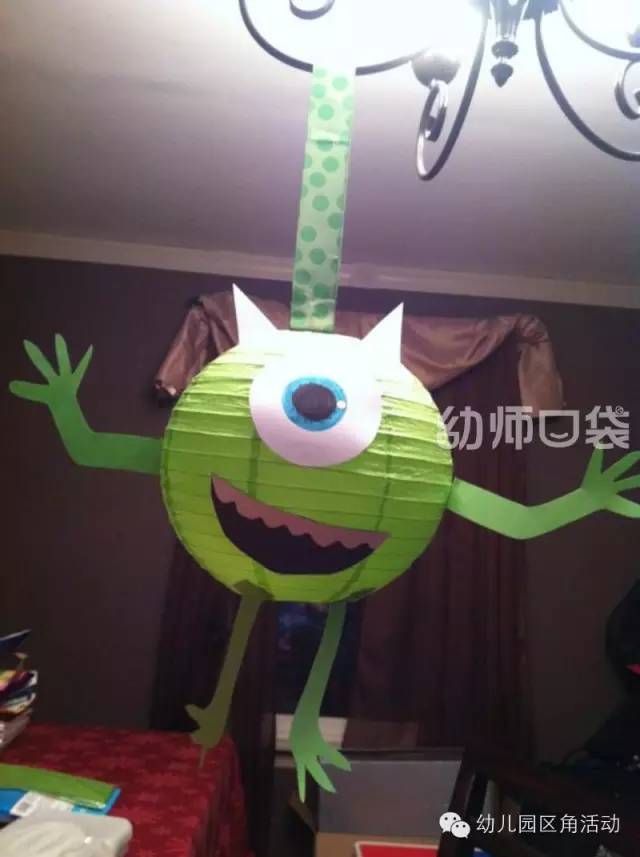 灯笼装饰幼儿园简单漂亮,幼儿园新年手工吊饰环创走廊灯笼