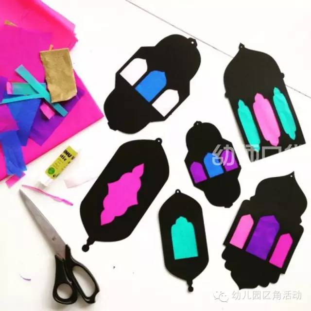 灯笼装饰幼儿园简单漂亮,幼儿园新年手工吊饰环创走廊灯笼