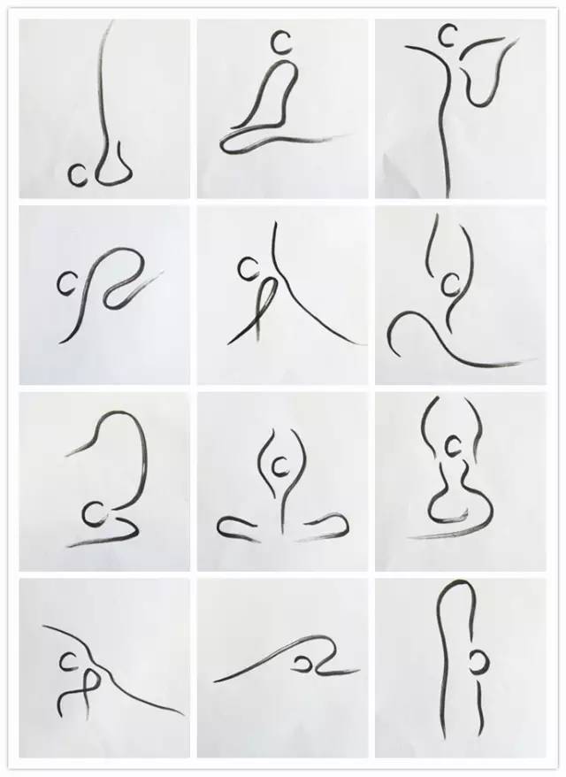 超全瑜伽小人绘画,瑜伽小人绘画技巧视频