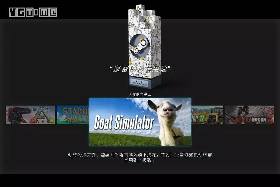 steam大奖获奖作品2021,历年steam大奖获奖作品