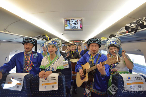 曲靖至深圳高铁沿途风景,昆明至香港高铁首发