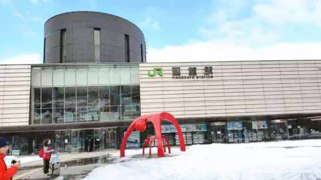 北海道函馆山雪景,冬天北海道函馆