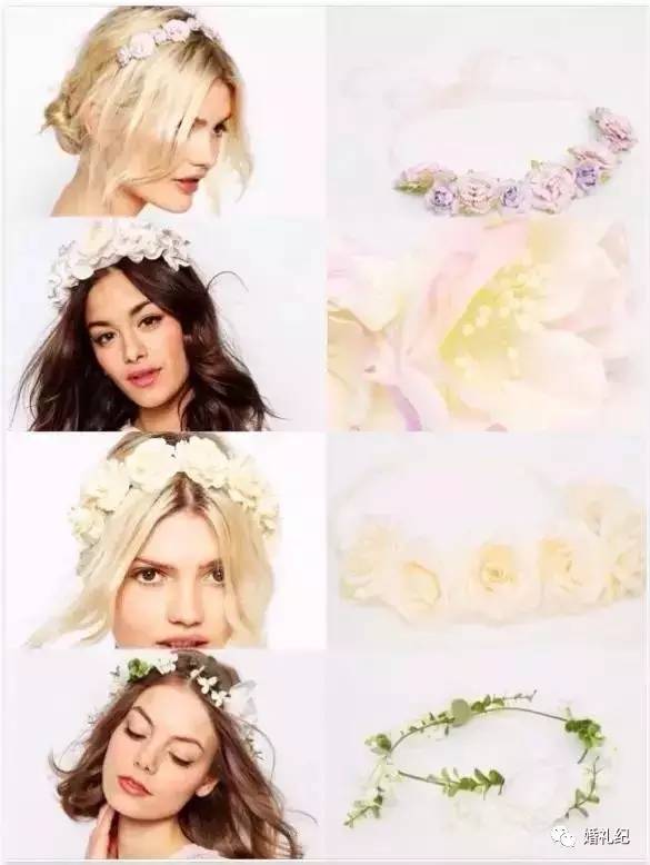 韩式皇冠新娘发箍推荐 (新娘波浪形发箍)