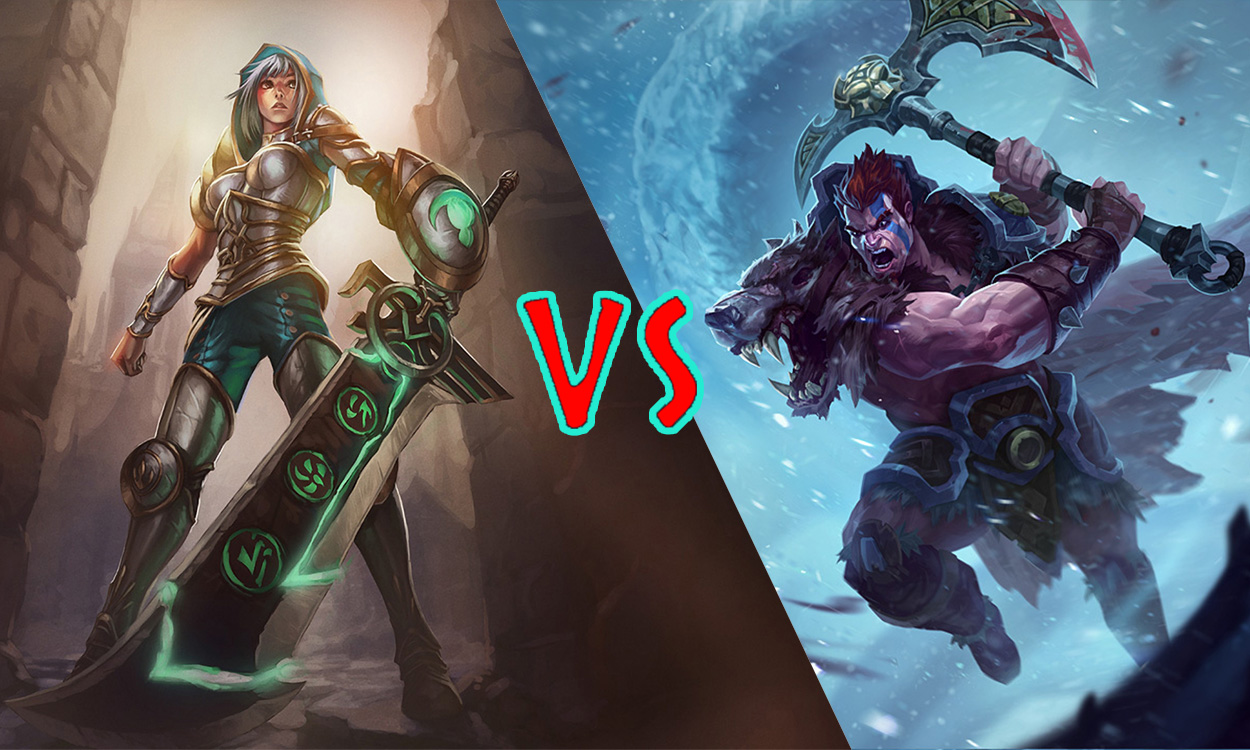 猩猩诺克对线瑞文,锐雯打诺克天赋