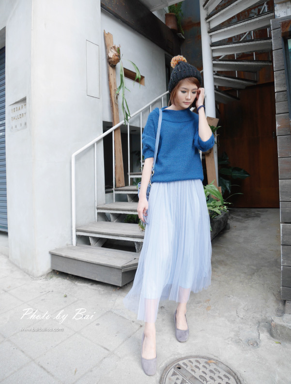 秋冬粉纱裙穿搭,穿搭春天的裙子