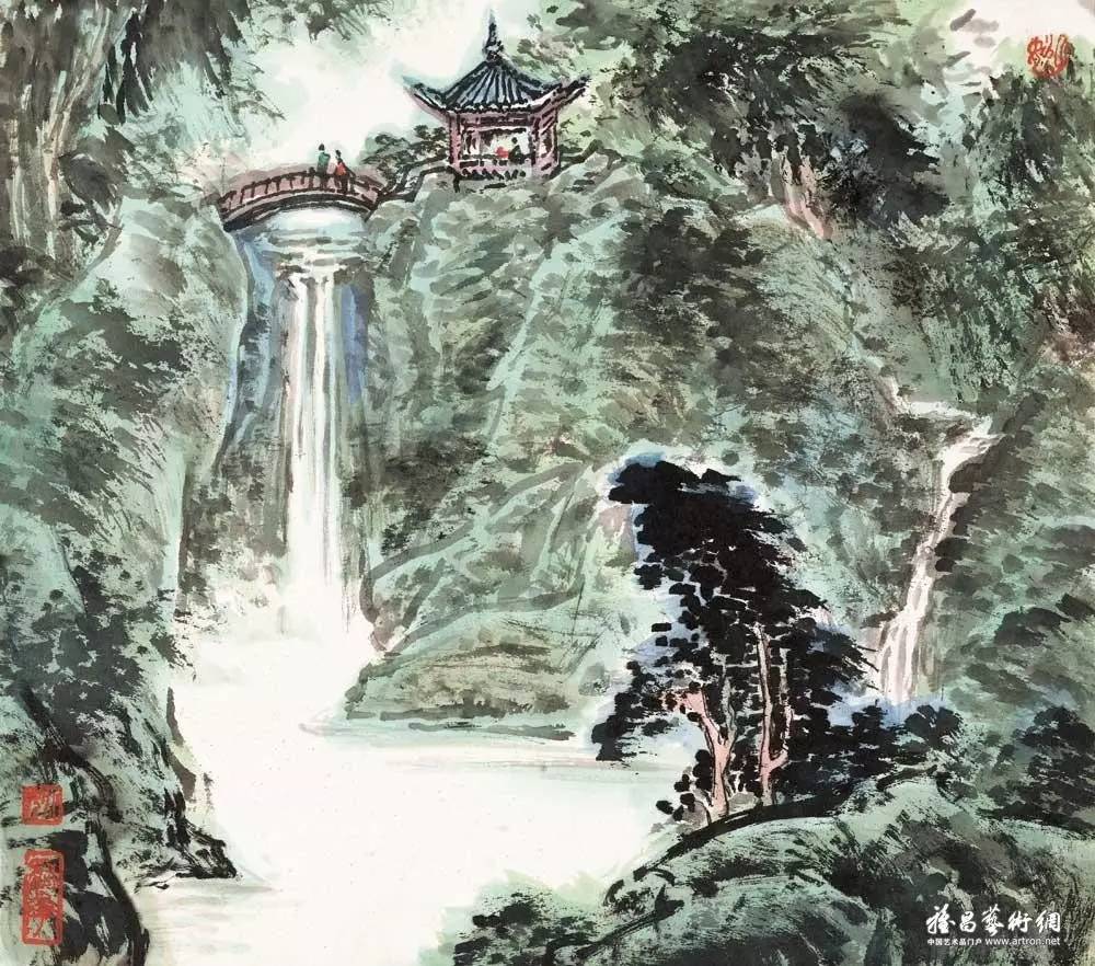 姚治华山水画,姚治华的国画欣赏